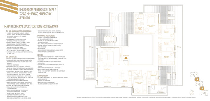 Penthouse 6 rooms - type P