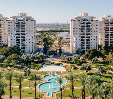 Rendering of the Kiryat Hatanei Pras Nobel project in Rishon LeZion