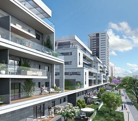 Rendering of the Yavne project